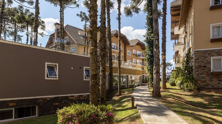 Alto padrão - Apto com banheira em Gramado