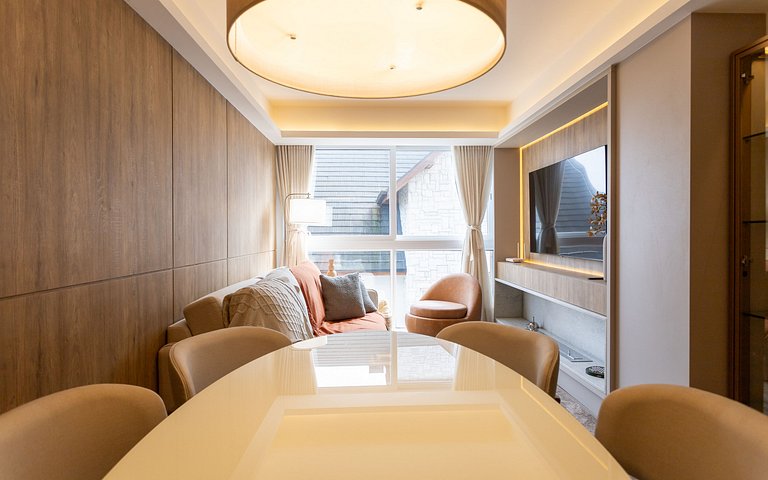 Belíssimo apartamento a 600 metros da Rua Coberta