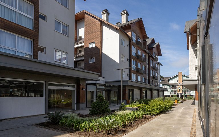 Belíssimo apartamento a 600 metros da Rua Coberta