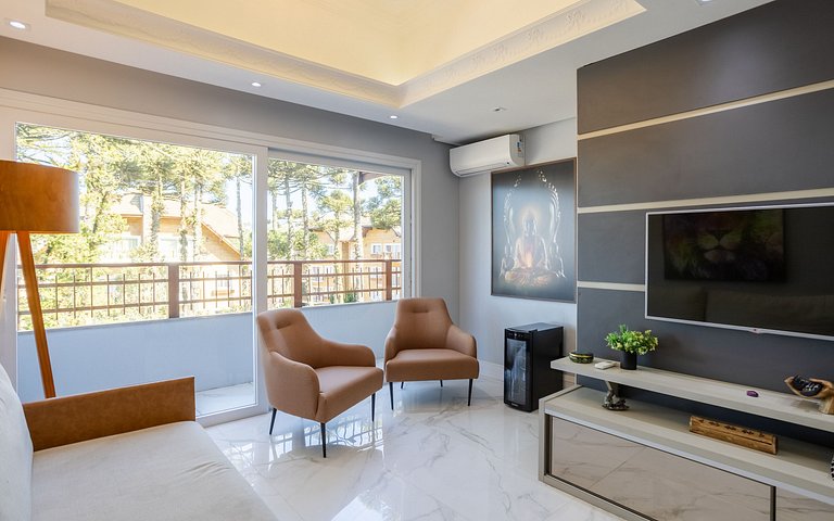 Alto padrão - Apto com banheira em Gramado