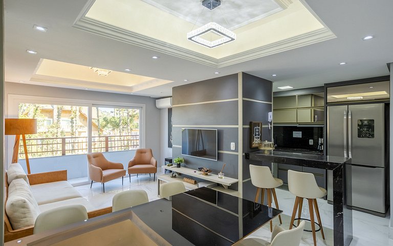 Alto padrão - Apto com banheira em Gramado