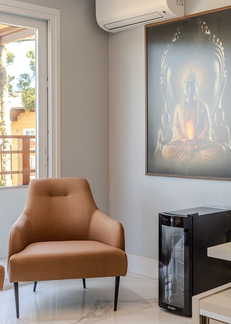 Alto padrão - Apto com banheira em Gramado