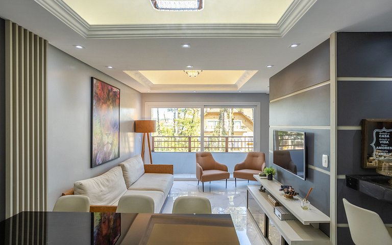 Alto padrão - Apto com banheira em Gramado