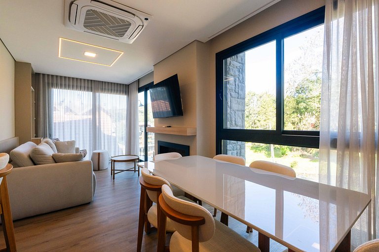 Em Gramado charmoso apartamento!